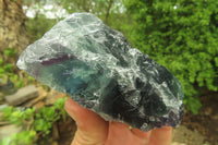 Natural Watermelon Fluorite Cobbed Specimens x 6 From Uis, Namibia - Toprock Gemstones and Minerals 