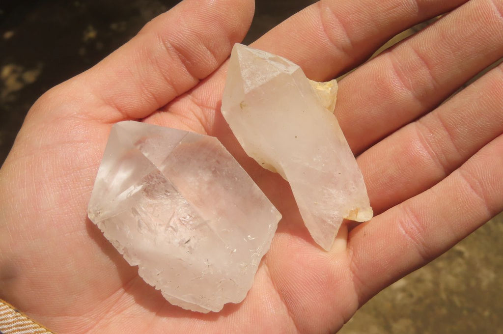 Natural Clear Quartz Crystals x 35 From Mpika, Zambia - Toprock Gemstones and Minerals 