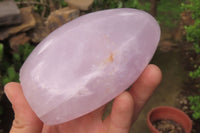 Polished Blue Rose Quartz Standing Free Forms x 2 From Madagascar - Toprock Gemstones and Minerals 