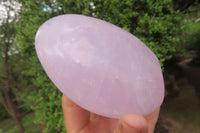Polished Blue Rose Quartz Standing Free Forms x 2 From Madagascar - Toprock Gemstones and Minerals 