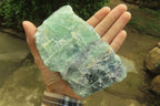 Natural Watermelon Fluorite Cobbed Specimens x 2 From Uis, Namibia - Toprock Gemstones and Minerals 