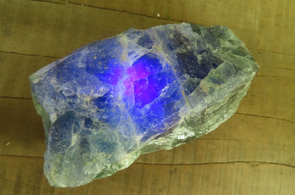 Natural Watermelon Fluorite Cobbed Specimens x 2 From Uis, Namibia - Toprock Gemstones and Minerals 