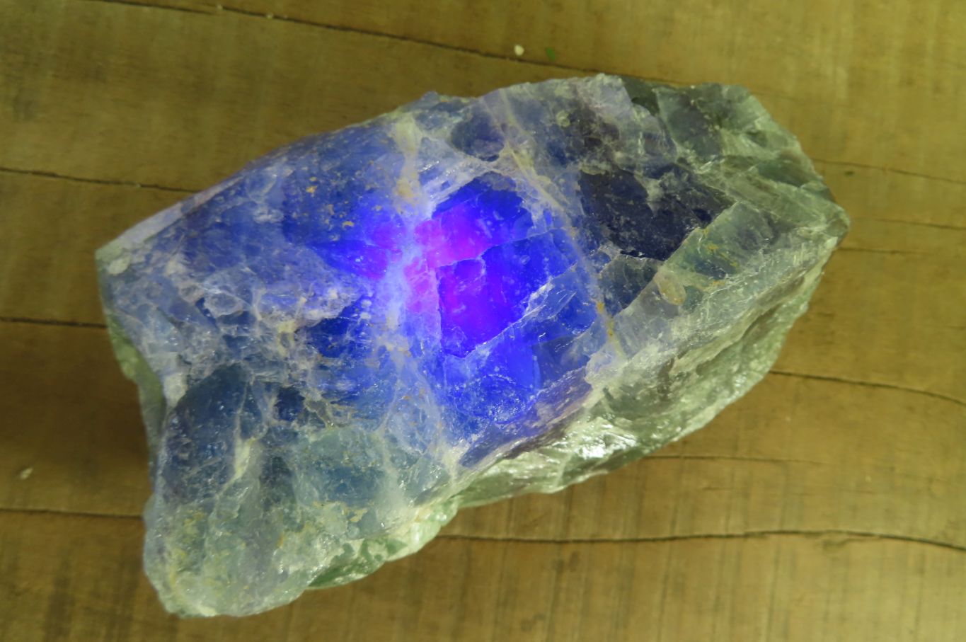 Natural Watermelon Fluorite Cobbed Specimens x 2 From Uis, Namibia - Toprock Gemstones and Minerals 