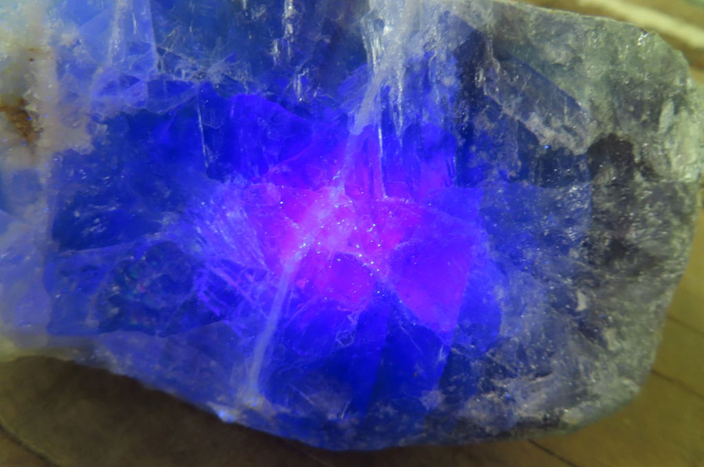 Natural Watermelon Fluorite Cobbed Specimens x 2 From Uis, Namibia - Toprock Gemstones and Minerals 