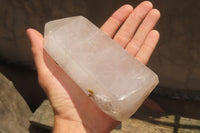 Polished Smokey Amethyst Quartz Points x 2 From Akansobe, Madagascar - Toprock Gemstones and Minerals 