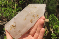 Polished Smokey Amethyst Quartz Points x 2 From Akansobe, Madagascar - Toprock Gemstones and Minerals 