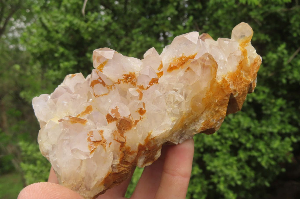 Natural Sugar Amethyst Quartz Clusters x 4 from Solwezi, Zambia - Toprock Gemstones and Minerals 