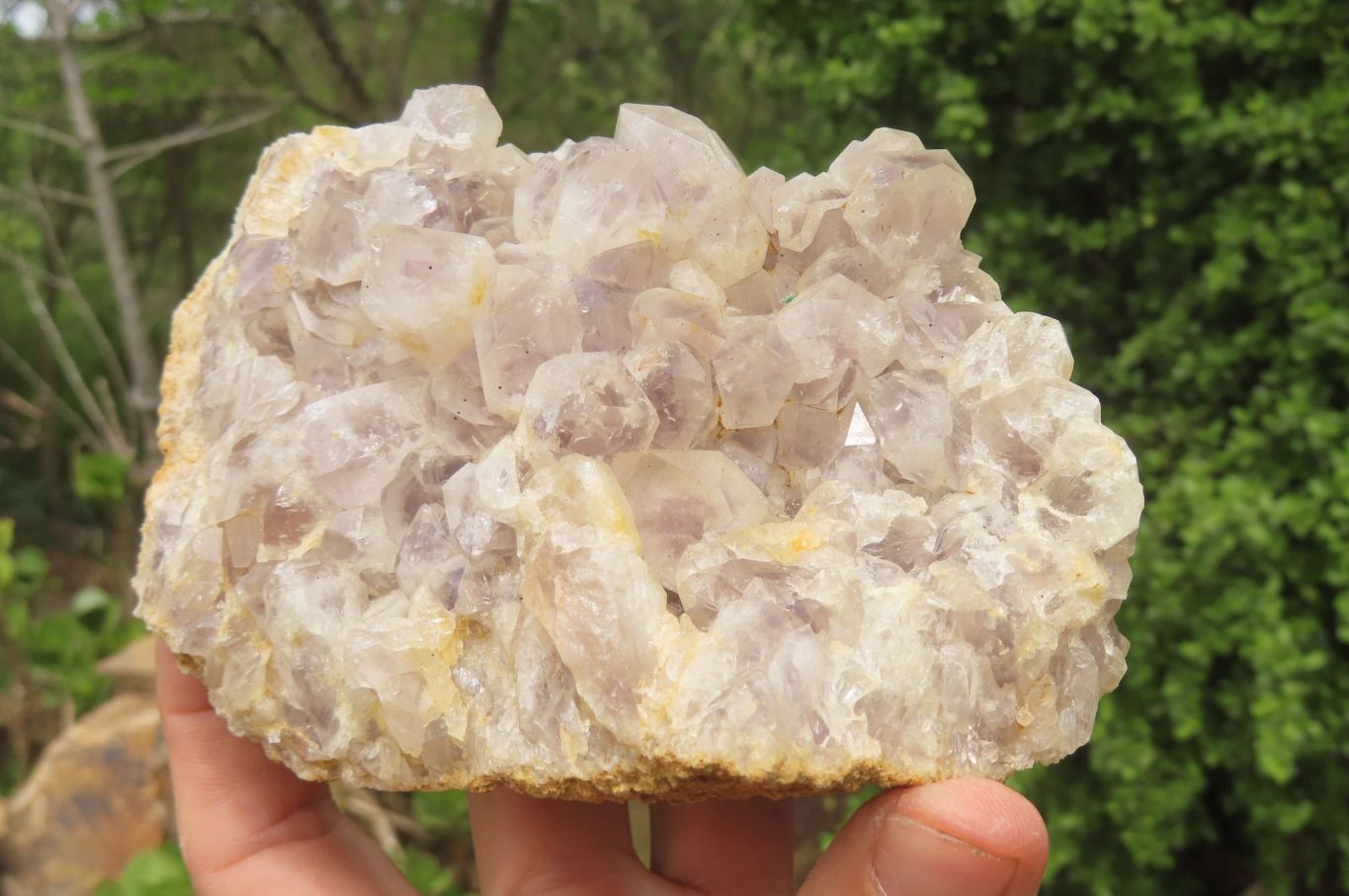 Natural Sugar Amethyst Quartz Clusters x 4 from Solwezi, Zambia - Toprock Gemstones and Minerals 