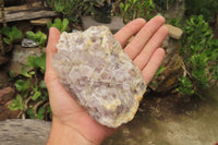 Natural Sugar Amethyst Quartz Clusters x 4 from Solwezi, Zambia