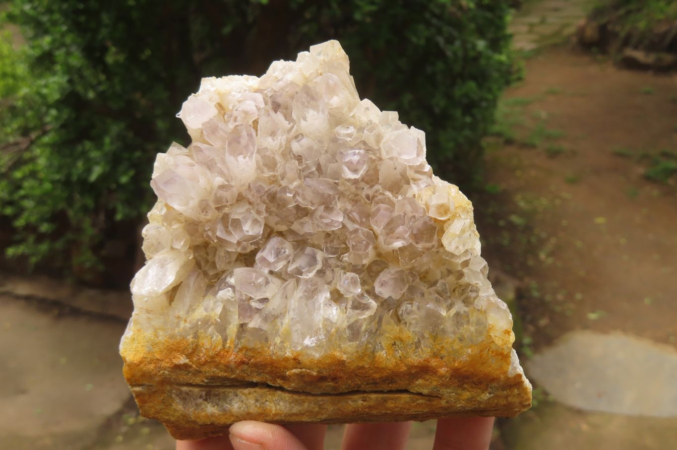 Natural Sugar Amethyst Quartz Clusters x 4 from Solwezi, Zambia - Toprock Gemstones and Minerals 