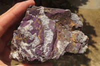 Natural Metallic Purpurite Cobbed Specimens x 2 From Erongo, Namibia - Toprock Gemstones and Minerals 
