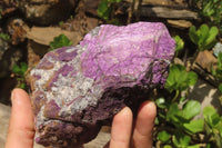 Natural Metallic Purpurite Cobbed Specimens x 2 From Erongo, Namibia - Toprock Gemstones and Minerals 
