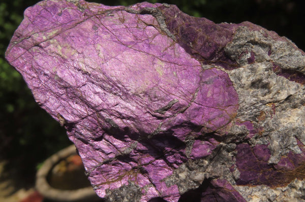 Natural Metallic Purpurite Cobbed Specimens x 2 From Erongo, Namibia - Toprock Gemstones and Minerals 