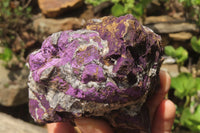 Natural Metallic Purpurite Cobbed Specimens x 2 From Erongo, Namibia - Toprock Gemstones and Minerals 