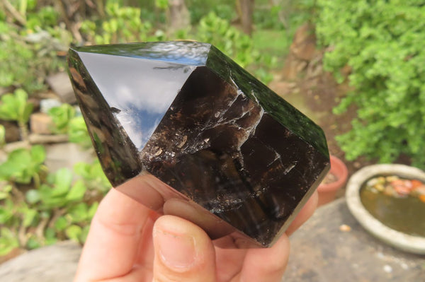 Polished Smokey Quartz Crystals x 4 From Madagascar - Toprock Gemstones and Minerals 