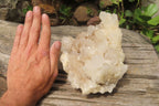 Natural White Quartz Cluster x 1 From Madagascar - Toprock Gemstones and Minerals 