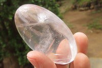 Polished Clear Quartz Palm Stones x 12 From Madagascar - Toprock Gemstones and Minerals 