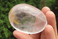 Polished Clear Quartz Palm Stones x 12 From Madagascar - Toprock Gemstones and Minerals 