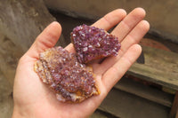 Natural Amethystos Amethyst Specimens x 12 From Kwaggafontein, South Africa - Toprock Gemstones and Minerals 