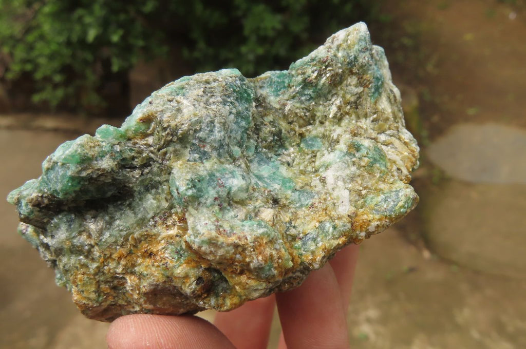 Natural Rare Emerald Mica In Matrix Cobbed Specimens x 4 From Mutoko, Zimbabwe - Toprock Gemstones and Minerals 