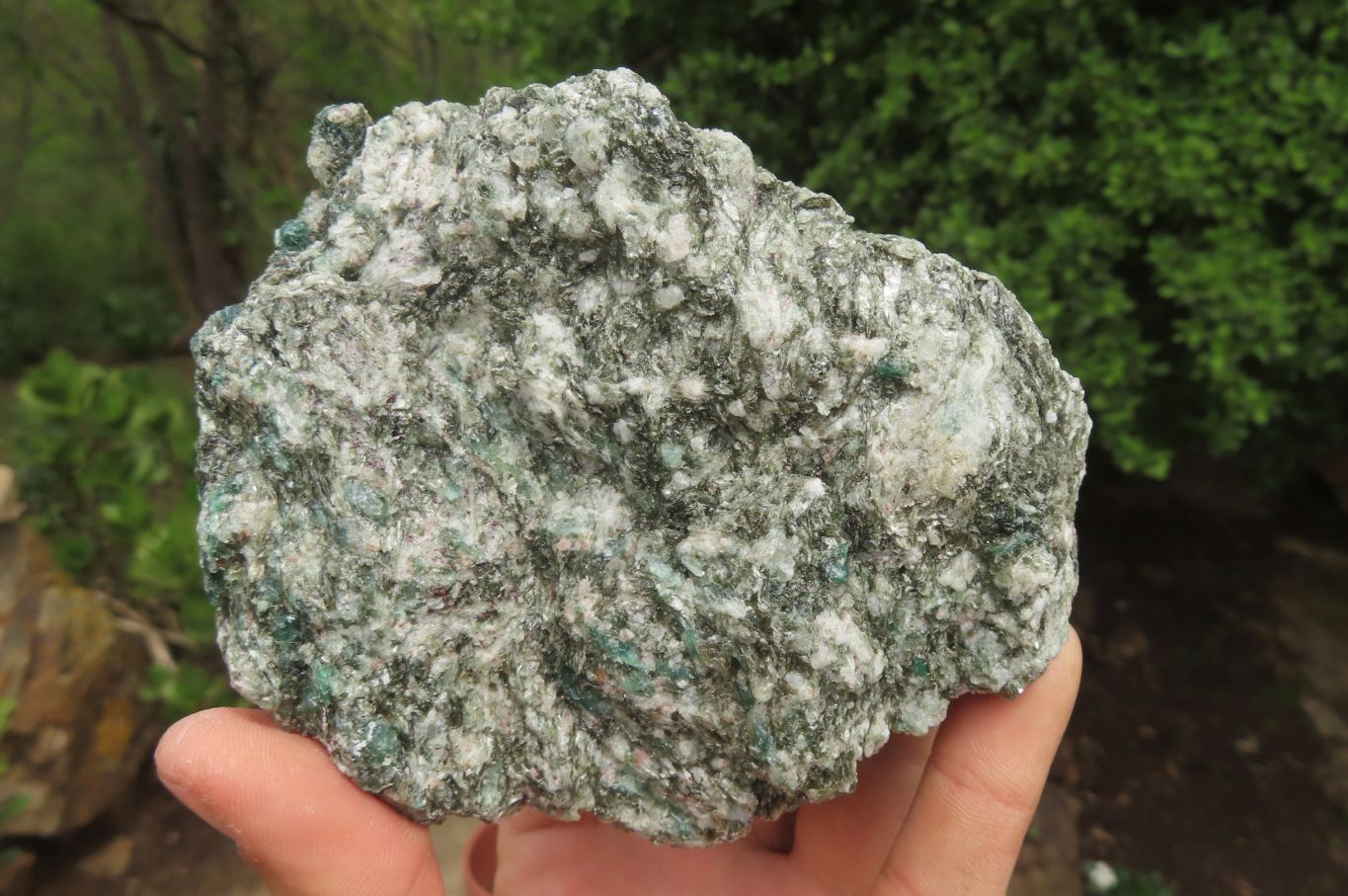 Natural Rare Emerald Mica In Matrix Cobbed Specimens x 4 From Mutoko, Zimbabwe - Toprock Gemstones and Minerals 