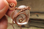 Hand Made Mixed Copper Wire Wrapped Pendants x 6 From South Africa - Toprock Gemstones and Minerals 