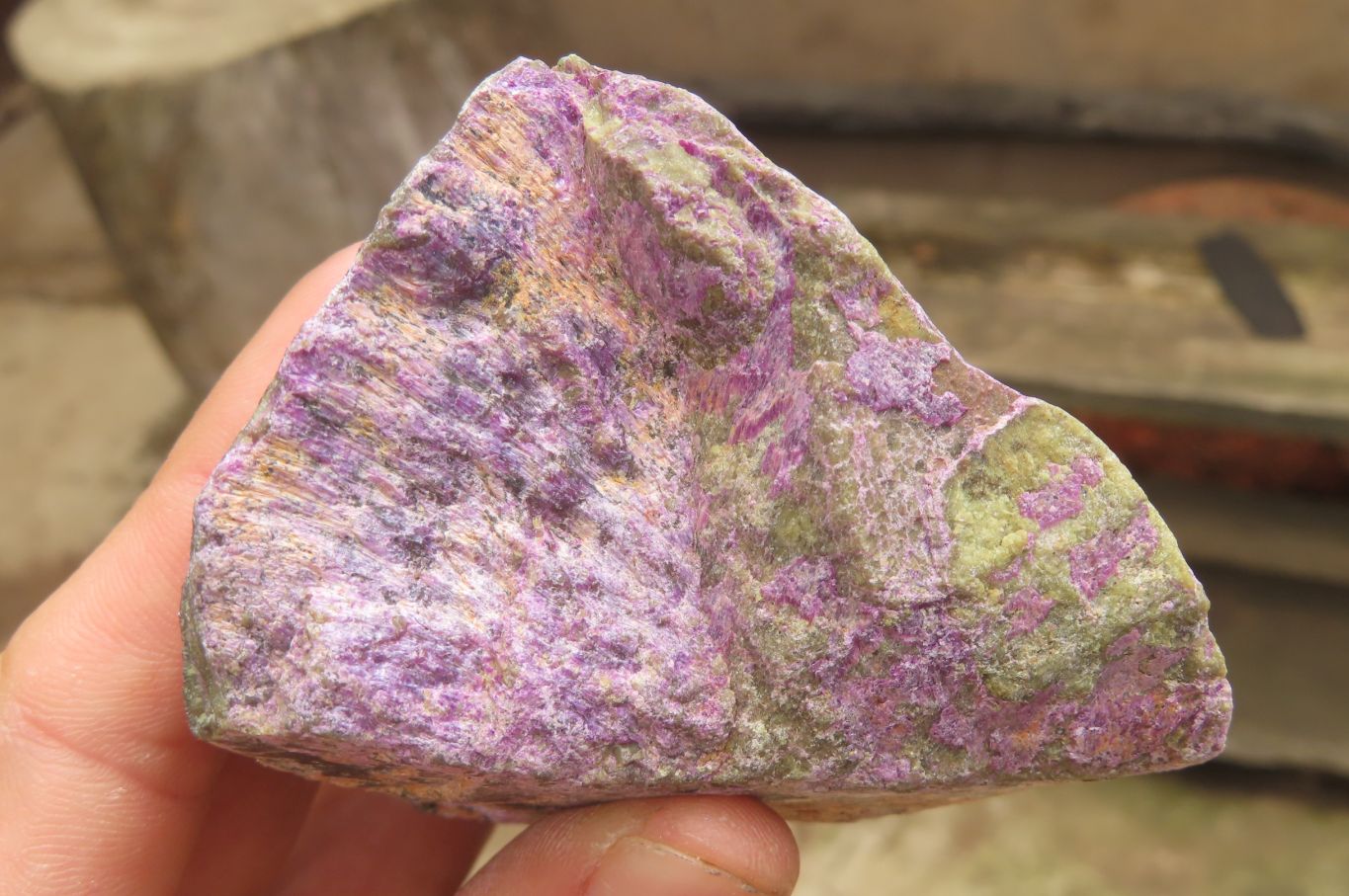 Natural Stichtite Cobbed Specimens x 9 From Barberton, South Africa - Toprock Gemstones and Minerals 