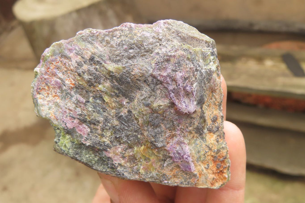 Natural Stichtite Cobbed Specimens x 9 From Barberton, South Africa - Toprock Gemstones and Minerals 