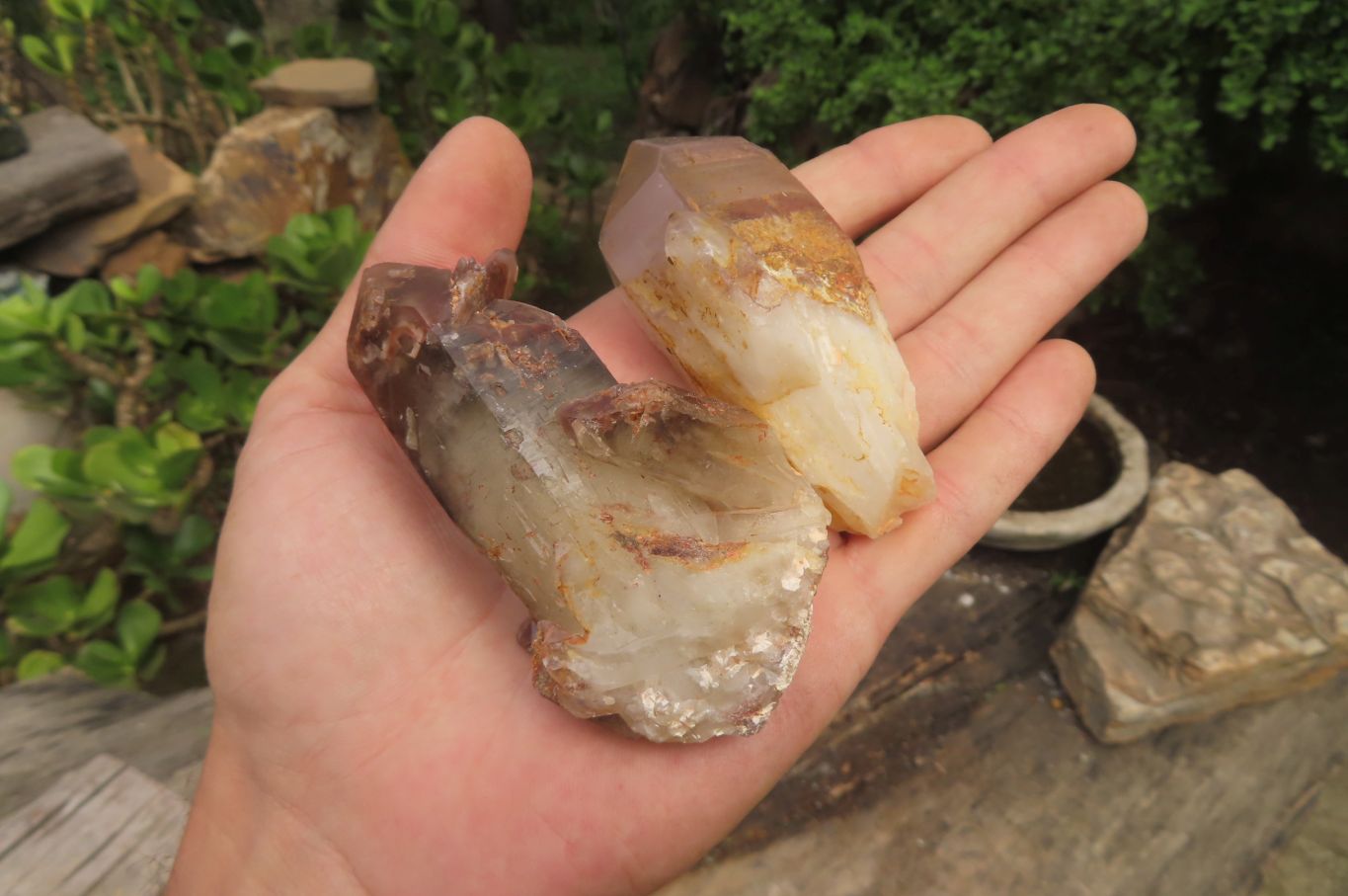 Natural Red Hematoid Quartz Clusters x 12 From Karoi, Zimbabwe - Toprock Gemstones and Minerals 