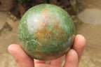 Polished Chrysoprase Spheres x 4 From Madagascar - Toprock Gemstones and Minerals 