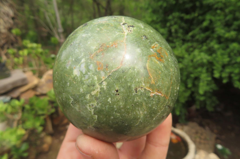 Polished Chrysoprase Spheres x 4 From Madagascar - Toprock Gemstones and Minerals 