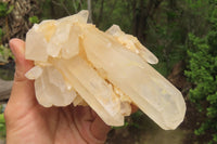 Natural Quartz Clusters x 3 From Madagascar - Toprock Gemstones and Minerals 