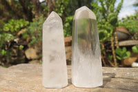 Polished Clear Quartz Crystals x 35 From Madagascar - Toprock Gemstones and Minerals 