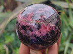 Polished Rhodonite Sphere-Ball x 4 From Ambindavato, Madagascar - Toprock Gemstones and Minerals 
