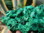 Natural Silky Malachite Specimens x 3 From Kasompe, Congo - Toprock Gemstones and Minerals 