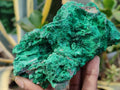 Natural Silky Malachite Specimens x 3 From Kasompe, Congo - Toprock Gemstones and Minerals 