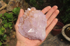 Natural Amethyst Spirit Quartz Clusters x 2 From Boekenhouthoek, South Africa - Toprock Gemstones and Minerals 