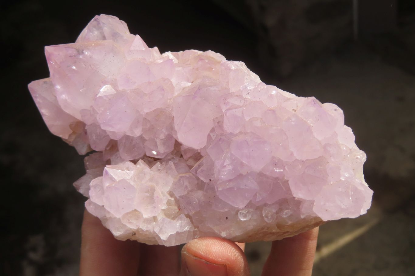 Natural Amethyst Spirit Quartz Clusters x 2 From Boekenhouthoek, South Africa - Toprock Gemstones and Minerals 