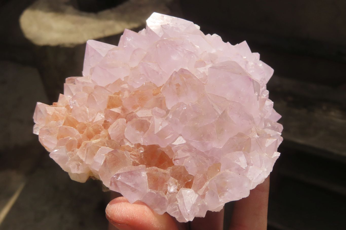 Natural Amethyst Spirit Quartz Clusters x 2 From Boekenhouthoek, South Africa - Toprock Gemstones and Minerals 