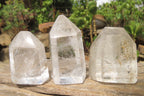 Polished Clear Quartz Points x 6 From Madagascar - Toprock Gemstones and Minerals 