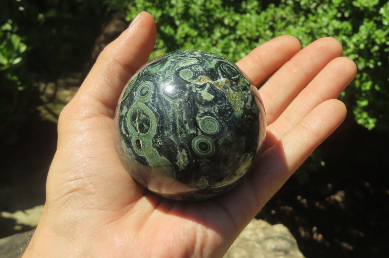 Polished Stromatolite Jasper Spheres x 4 From Madagascar - Toprock Gemstones and Minerals 