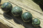 Polished Stromatolite Jasper Spheres x 4 From Madagascar - Toprock Gemstones and Minerals 