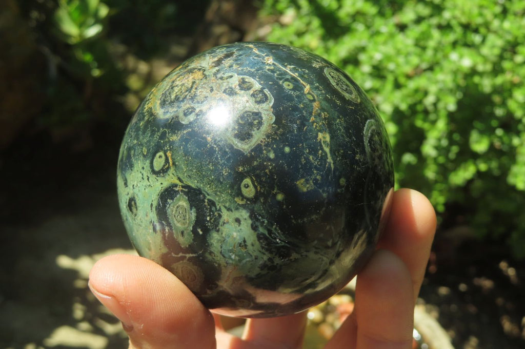 Polished Stromatolite Jasper Spheres x 4 From Madagascar - Toprock Gemstones and Minerals 