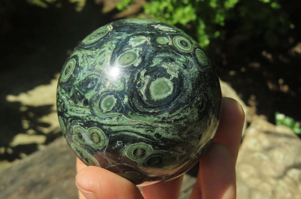 Polished Stromatolite Jasper Spheres x 4 From Madagascar - Toprock Gemstones and Minerals 