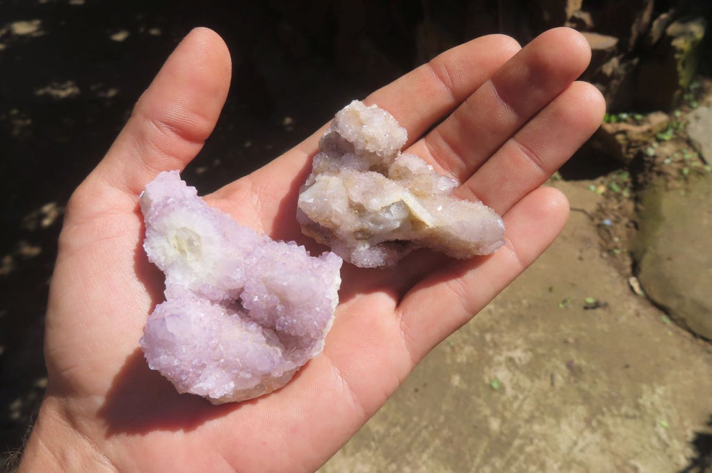 Natural Amethyst Spirit Quartz Crystals x 40 From Boekenhouthoek, South Africa - Toprock Gemstones and Minerals 