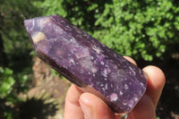 Polished Lepidolite Points x 6 From Ambatondrazaka, Madagascar - Toprock Gemstones and Minerals 