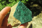 Natural Botryoidal Malachite Specimens x 12 From Congo - Toprock Gemstones and Minerals 