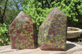 Polished Dragons Blood Stone Points x 2 From Tshipise, South Africa - Toprock Gemstones and Minerals 
