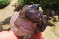 Natural Smokey Amethyst Crystals x 6 From Chiredzi, Zimbabwe - Toprock Gemstones and Minerals 