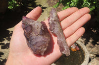 Natural Smokey Amethyst Crystals x 6 From Chiredzi, Zimbabwe - Toprock Gemstones and Minerals 